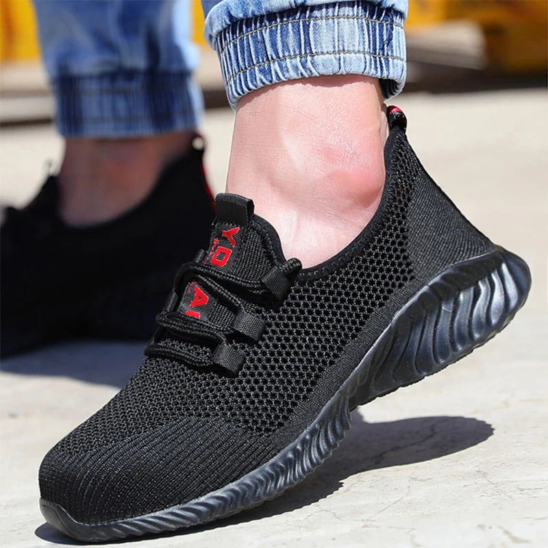 Chaussures de sécurité légères et respirantes pour homme