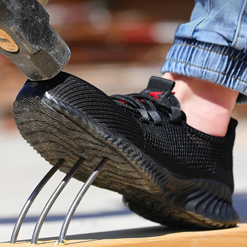 Chaussures de sécurité légères et respirantes pour homme
