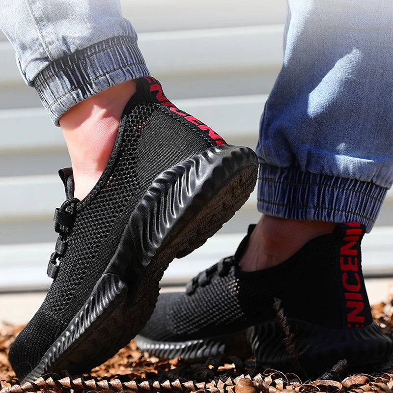 Chaussures de sécurité légères et respirantes pour homme