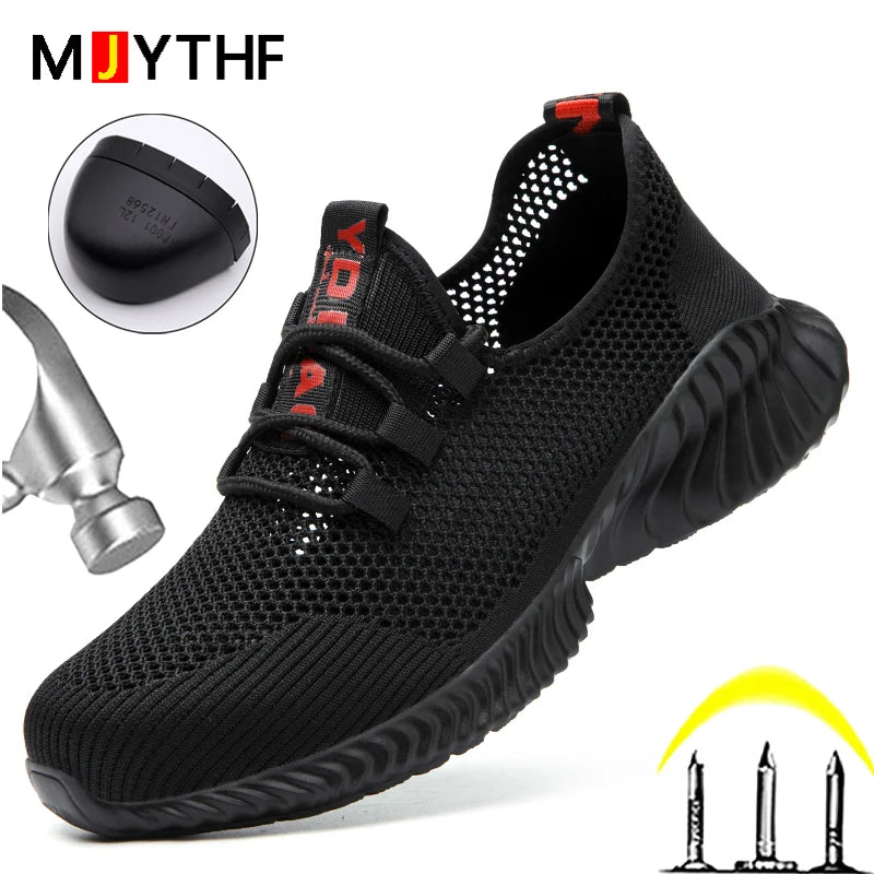 Chaussures de sécurité légères et respirantes pour homme